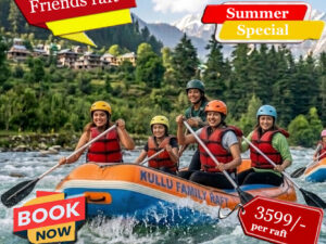 friends rafting