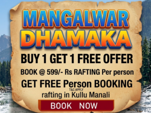 BOGO rafting in kullu BUY ONE GET ONE FREE