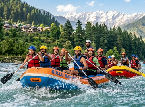 Group River Rafting Babeli kullu
