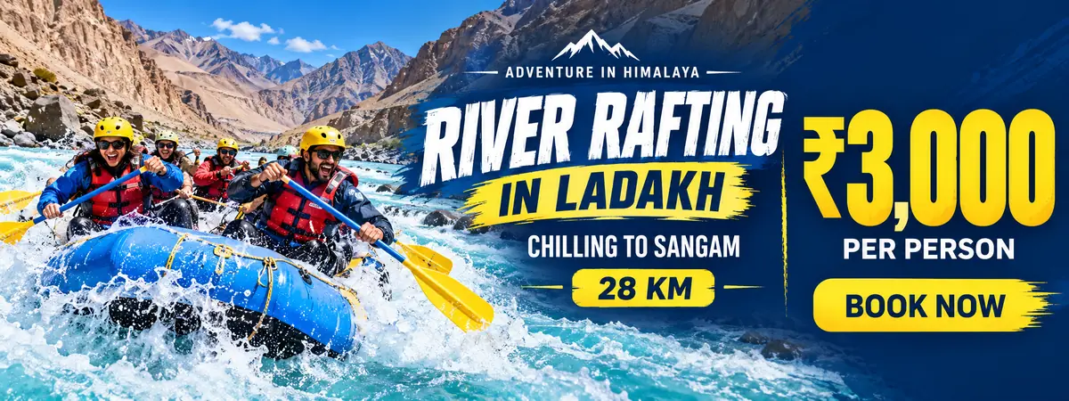 Ladakh Rafting · ₹3,000 per person