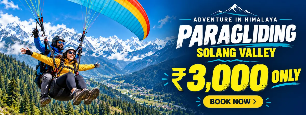 Solang Valley Paragliding · ₹3,000